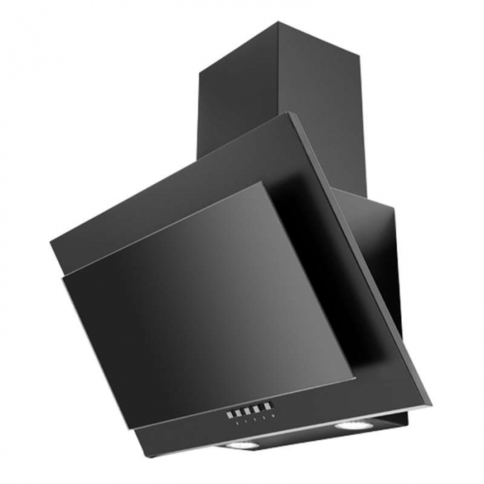 Hota Decorativa Tornado Sigma 700 (60), 1 motor, latime 60 cm, 3 viteze, absorbtie 700 m3/ora, Negru [2]