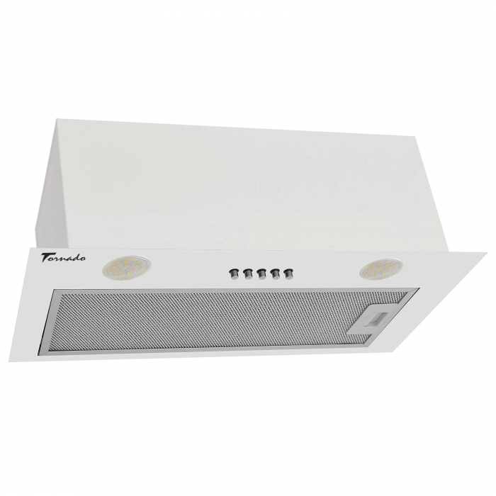 Hota Incorporabila Tornado DRYTH 960 (52) LED, 1 motor Turbo, latime 52 cm, absorbtie 960 m3/ora, filtru anti-grasimi aluminiu 5 straturi, ALB [3]