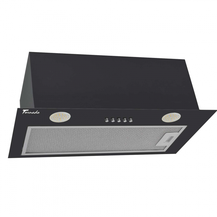 Hota Incorporabila Tornado DRYTH 960 (52) LED, 1 motor Turbo, latime 52 cm, absorbtie 960 m3/ora, filtru anti-grasimi aluminiu 5 straturi, NEGRU [1]