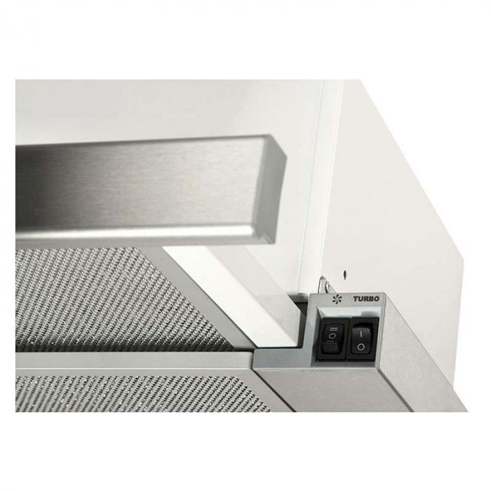 Hota Telescopica Incorporabila Tornado Storm 1200 (60), 1 motor, latime 60 cm, 3 viteze, absorbtie 1200 m3/ora, Inox [3]