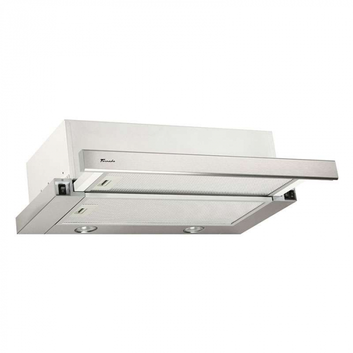 Hota Telescopica Incorporabila Tornado Storm 700 (50), 1 motor, latime 50 cm, 3 viteze, absorbtie 700 m3/ora, Inox [1]