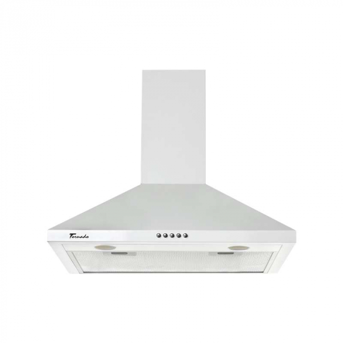 Hota tip Cupola Tornado Kent 750 (60) LED, 1 motor Turbo, latime 60 cm, 3 viteze, absorbtie 750 m3/ora, filtru anti-grasimi aluminiu 5 straturi, Alb [3]