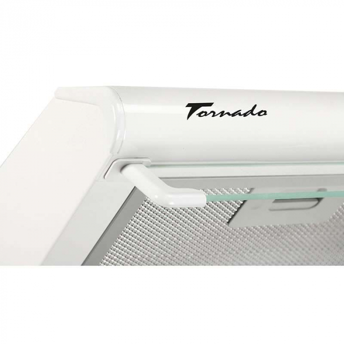 Hota traditionala Tornado Bona 20 (50) LED, 2 motoare, latime 50 cm, absorbtie 560 m3/ora, filtru anti-grasimi aluminiu 5 straturi, Alb [5]