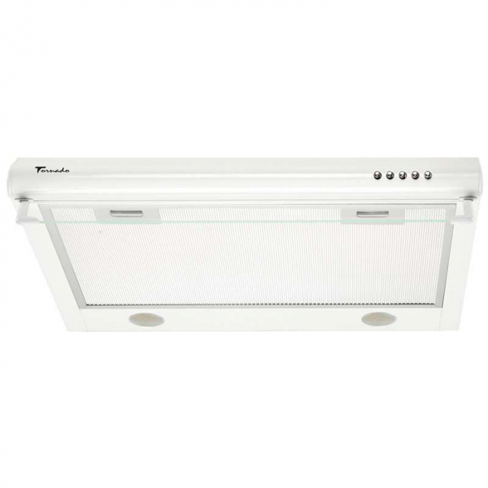 Hota traditionala Tornado Bona 20 (50) LED, 2 motoare, latime 50 cm, absorbtie 560 m3/ora, filtru anti-grasimi aluminiu 5 straturi, Alb [7]