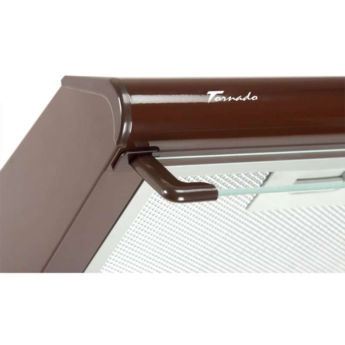 Hota traditionala Tornado Bona 20 (50) LED, 2 motoare, latime 50 cm, absorbtie 560 m3/ora, filtru anti-grasimi aluminiu 5 straturi, Maro [9]