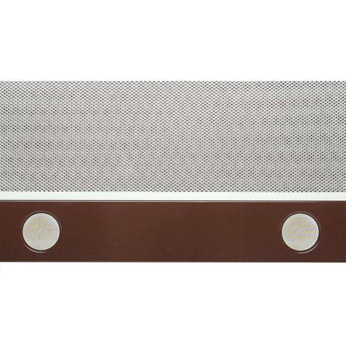 Hota traditionala Tornado Bona 20 (50) LED, 2 motoare, latime 50 cm, absorbtie 560 m3/ora, filtru anti-grasimi aluminiu 5 straturi, Maro [8]