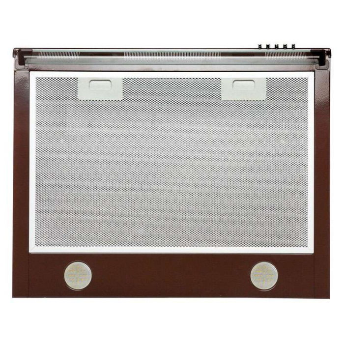 Hota traditionala Tornado Bona 20 (60) LED, 2 motoare, latime 60 cm, absorbtie 560 m3/ora, filtru anti-grasimi aluminiu 5 straturi, Maro [4]