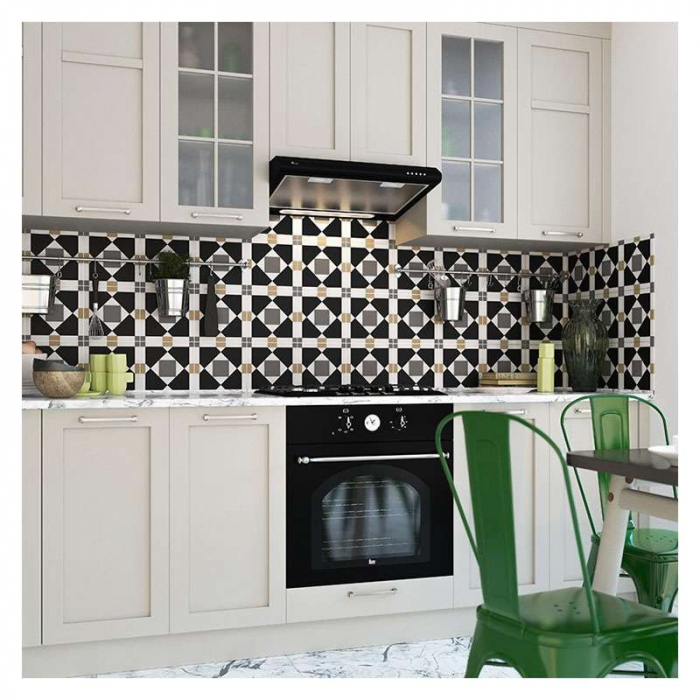 Hota traditionala Tornado Bona 20 (60) LED, 2 motoare, latime 60 cm, absorbtie 560 m3/ora, filtru anti-grasimi aluminiu 5 straturi, Negru [5]