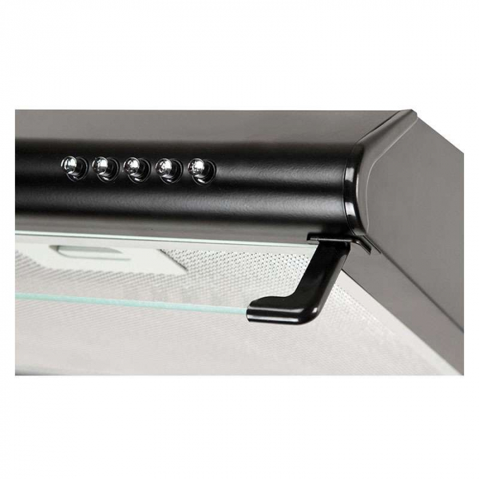 Hota traditionala Tornado Bona 20 (60) LED, 2 motoare, latime 60 cm, absorbtie 560 m3/ora, filtru anti-grasimi aluminiu 5 straturi, Negru [2]