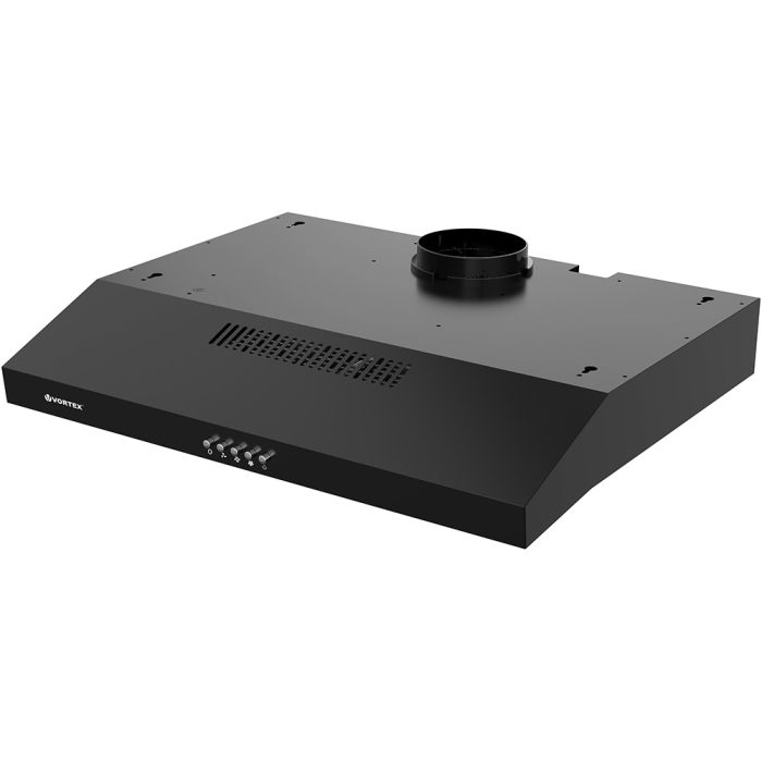 Hota traditionala VORTEX VHTS601BK01S, 1 motor, 214 m3/h, L 60 cm, negru [2]