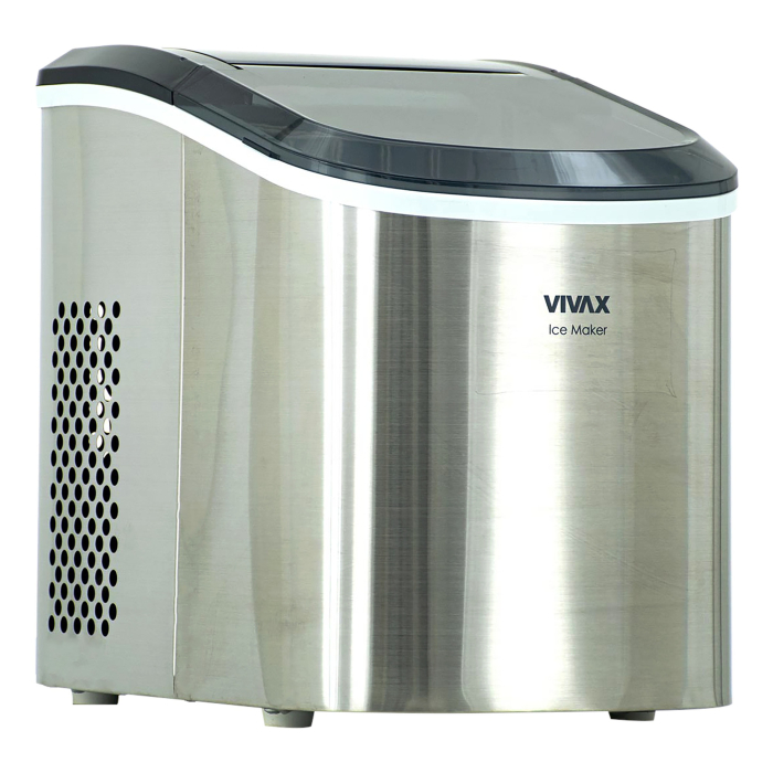 Masina de facut gheata VIVAX IM-122T Portabila, productie gheata 12 kg/24h, capacitate 2.2 l, 2 dimensiuni cuburi de gheata, argintiu [3]