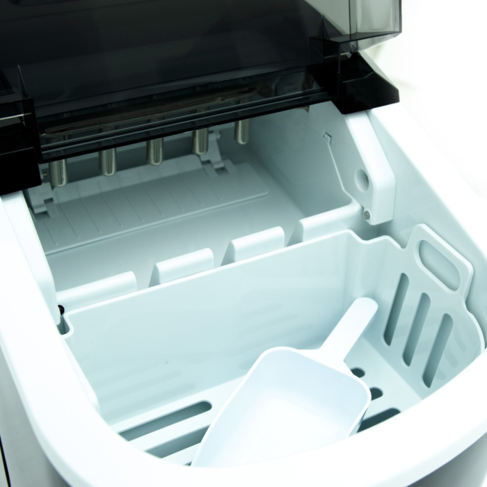 Masina de gheata Vivax IM-123B, Putere 240 W, Rezervor de apa 2.2 l, Rezervor de gheata 0.7 l, Creaaza cuburi intre 6 - 13 minute, Marimi variabile ale cuburilor de gheata, Negru [11]