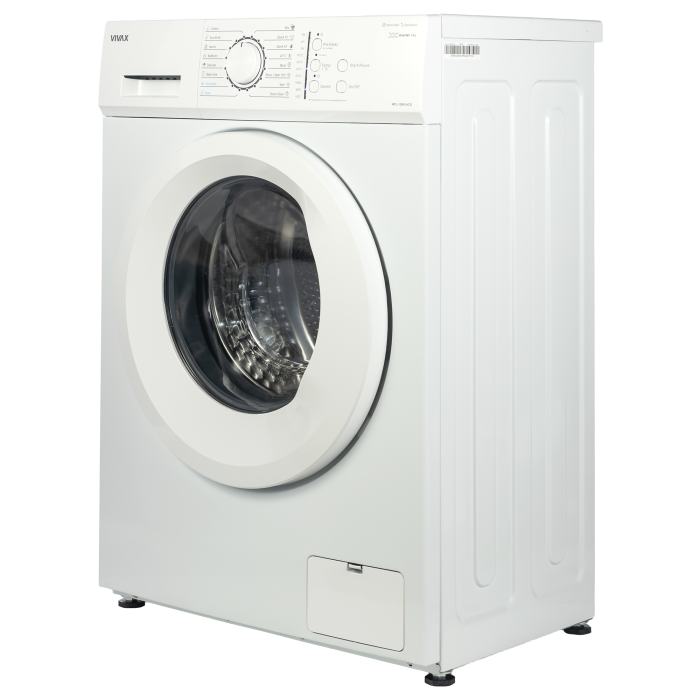 Masina de spalat cu incarcare frontala slim VIVAX WFL-100616CSI, alb, 6 kg, 1000 rpm, clasa A, motor invertor BLDC, functie abur, fara afisaj, buton alb [3]