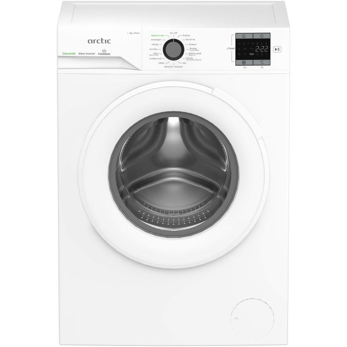 Masina de spalat rufe Arctic APLM1WFSU17410W, 7 Kg, 1400 RPM, Clasa A, Motor Silent Inverter, Steam, Child Lock, Add-In, Alb [9]