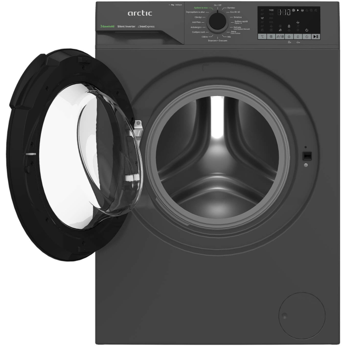 Masina de spalat rufe Arctic APLM2WFSU29412A, 9 Kg, 1400 RPM,Clasa A, Motor Silent Inverter, ExtraSteam, IronExpress, Fast/Intensive, Steam, Child Lock, Add-In, Antracit [3]