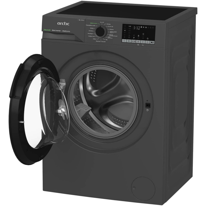 Masina de spalat rufe Arctic APLM2WFSU29412A, 9 Kg, 1400 RPM,Clasa A, Motor Silent Inverter, ExtraSteam, IronExpress, Fast/Intensive, Steam, Child Lock, Add-In, Antracit [7]