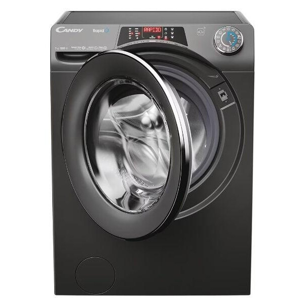 Masina de spalat rufe frontala slim CANDY RO41276DWMCRT-S, Wi-Fi, 7 kg, 1200rpm, Clasa A, antracit [4]