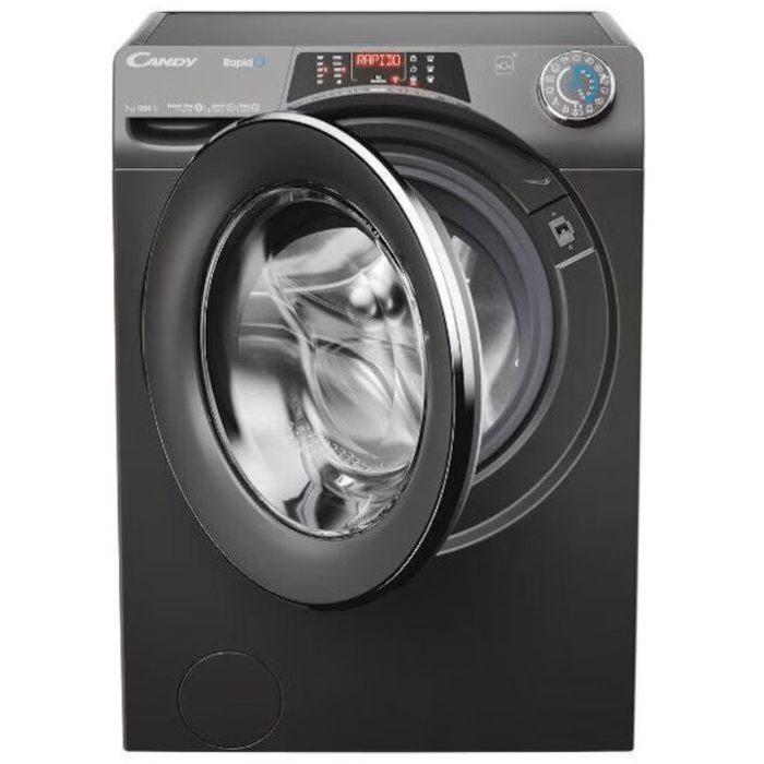Masina de spalat rufe frontala slim CANDY RO41276DWMCRT-S, Wi-Fi, 7 kg, 1200rpm, Clasa A, antracit [9]