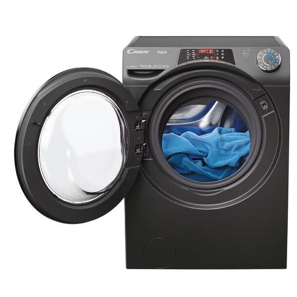 Masina de spalat rufe frontala slim CANDY RO41276DWMCRT-S, Wi-Fi, 7 kg, 1200rpm, Clasa A, antracit [3]