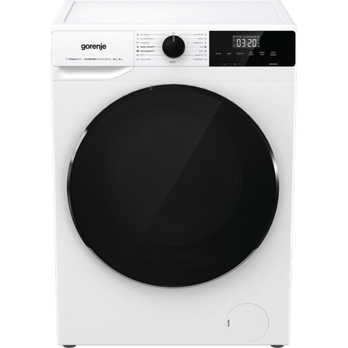 Masina de spalat si uscator Gorenje WD2A854ADS, clasa energetica A+D, 8 kg/5 kg, 1400 rpm, Alb [9]