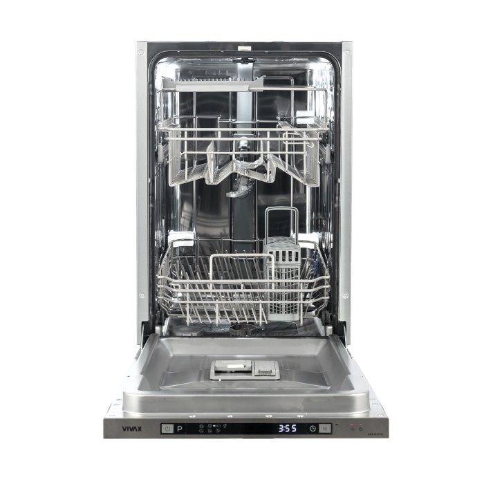 Produs lovit/indoit RESIGILAT - Mașină de spalat vase incorporabila VIVAX DWB-451072D, 45 cm, 10 seturi, 7 programe - Intensiv, ECO, Rapid, 90 min, Half Load, pornire întarziata 24h, AquaStop, Clasa E [5]