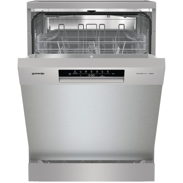 Masina de Spalat Vase Independenta GORENJE GS642E90X, 13 Seturi, 6 Programe, 60 cm, Clasa E, Argintiu [2]