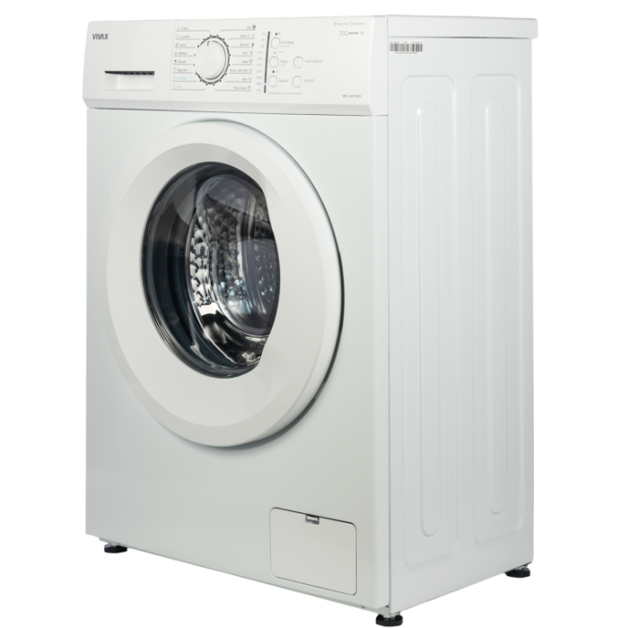 Mașină de spălat VIVAX WFL-120716CSI, 7 kg, 1200 RPM, Motor Inverter, Clasa A, Eco, Program scurt 15', Program Lână, Temperatura reglabila, Functie abur, Drum Clean Sterilization, 16 programe, Alb [3]