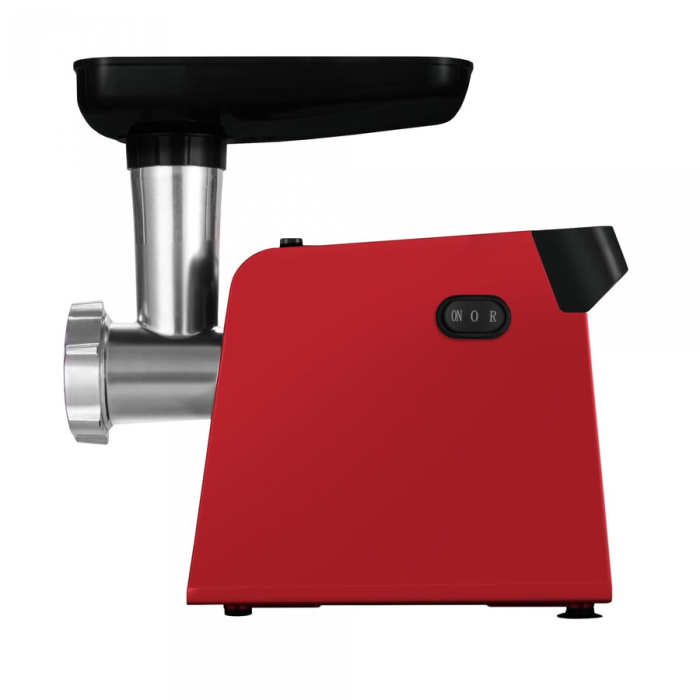 Masina de tocat carne, electrica, Samus SMT-1210RED, 1 viteza, functie Reverse, 1.5 kg/min, 1200 W, rosu, accesoriu suc rosii, accesoriu carnati, accesoriu kibbe [3]