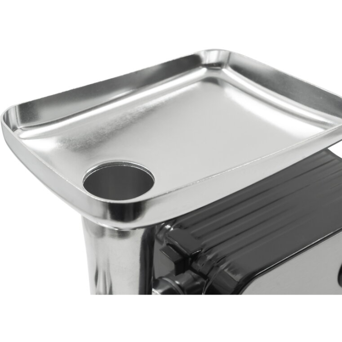 Masina de tocat carne, electrica, Samus SMT-2200X, 1 viteza, functie Reverse, 1.8 kg/min, 2200 W, argintiu + negru, accesoriu suc rosii, accesoriu carnati [6]