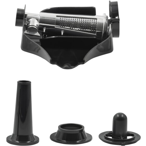 Masina de tocat carne, electrica, Samus SMT-2200X, 1 viteza, functie Reverse, 1.8 kg/min, 2200 W, argintiu + negru, accesoriu suc rosii, accesoriu carnati [9]