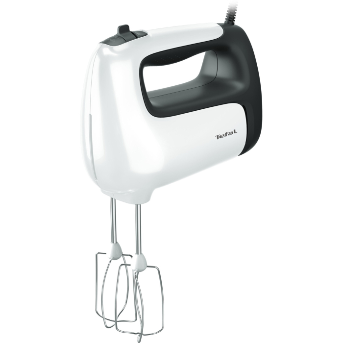 Mixer de mana Tefal Prep'Mix HT462138, 500W, 5 viteze, Turbo, 2 accesorii pentru aluat, 2 teluri, alb [2]
