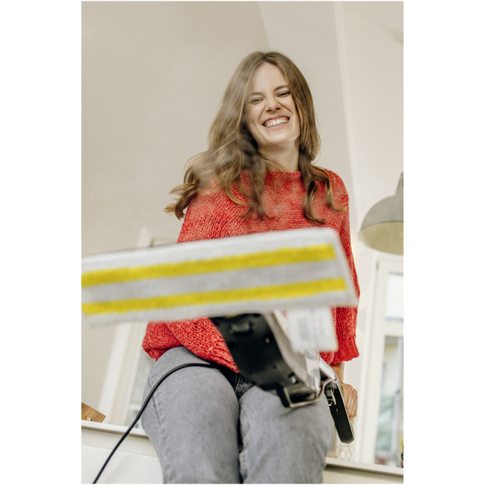 Mop cu abur Karcher SC 2 Upright, 1600 W, rezervor 0,4 l, reglare abur, cartus de decalcifiere, 1.513-500.0, Alb/Negru [8]
