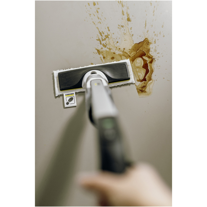 Mop cu abur Karcher SC 2 Upright, 1600 W, rezervor 0,4 l, reglare abur, cartus de decalcifiere, 1.513-500.0, Alb/Negru [9]