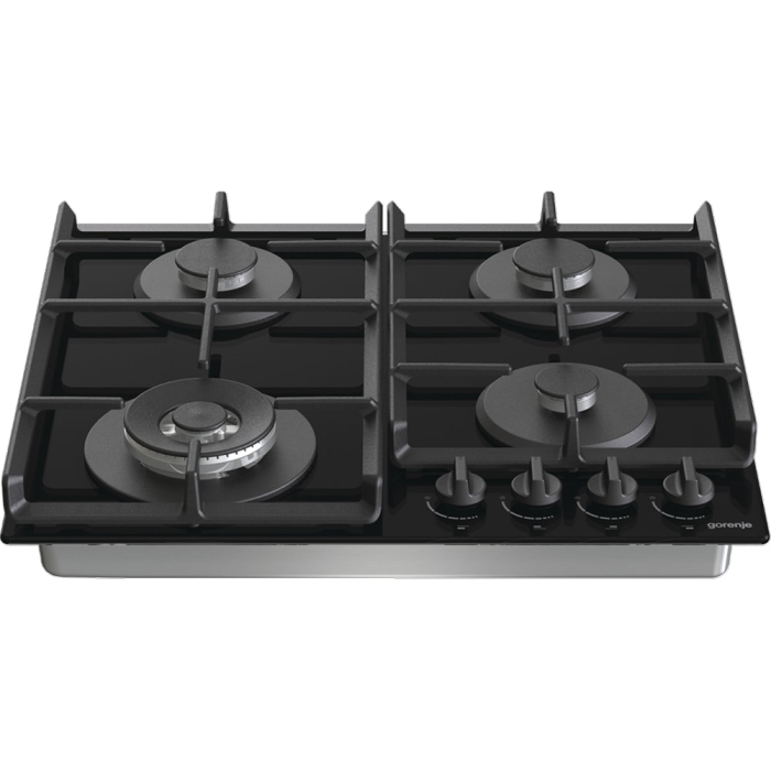 Plita incorporabila Gorenje GTW641EB, Gaz, 4 arzatoare, Wok, Negru [2]