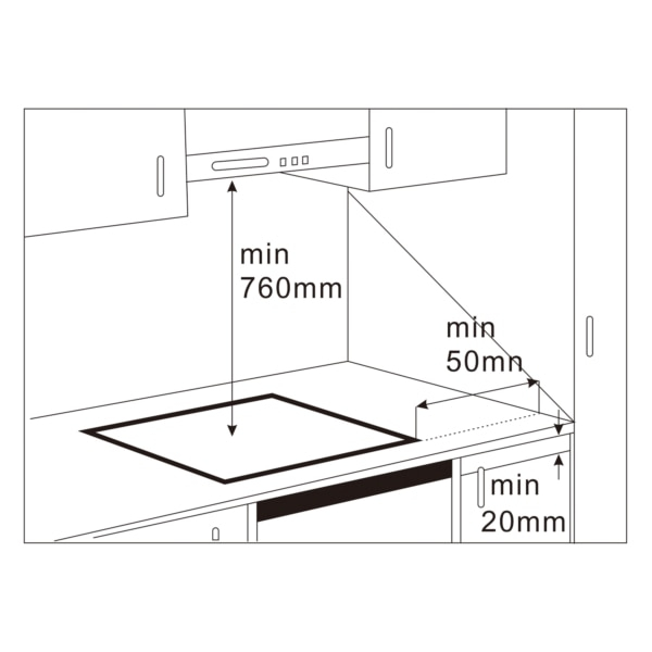 Plita vitroceramica electrica incorporabila Samus PSVE-32BG4, 2 zone de gatit, 2900 W, control touch, 9 trepte putere, indicator caldura reziduala, blocaj de siguranta, timer [3]