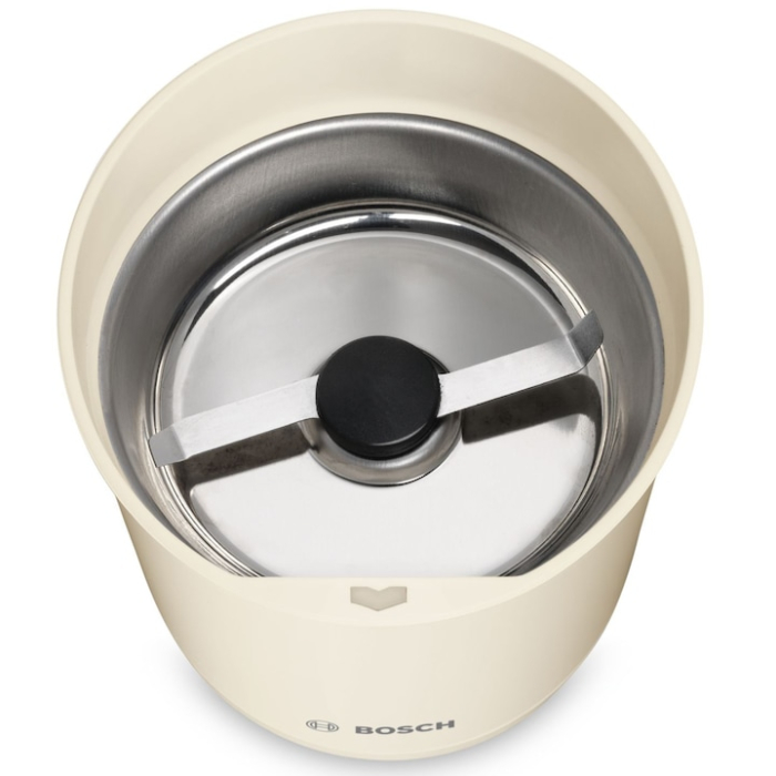 Rasnita de cafea Bosch TSM6A017C, 180 W, 75 g, cutit otel inoxidabil, Crem [6]
