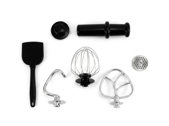 Robot de bucatarie planetar 3in1 CROMITIX® MB3-1500BK, Bol Inox 6L, Motor Cupru 1500W, 6 Trepte de Viteză + Pulse, Frământare și Mixare Profesională, Blender, Masina de tocat, Negru [7]