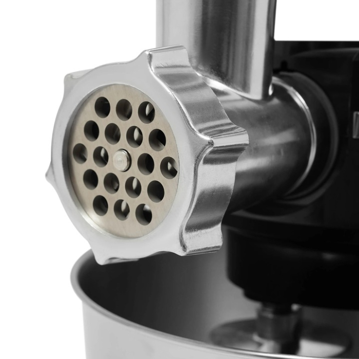 Robot de bucatarie planetar 3in1 CROMITIX® MB3-1500BK, Bol Inox 6L, Motor Cupru 1500W, 6 Trepte de Viteză + Pulse, Frământare și Mixare Profesională, Blender, Masina de tocat, Negru [4]
