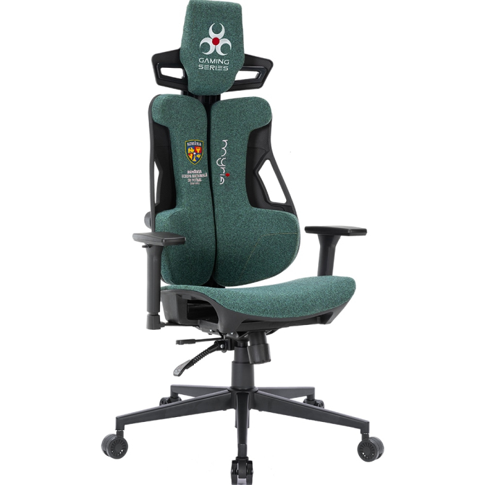 Scaun Gaming MYRIA Echipa Nationala de Fotbal MG7423FRF, negru-verde [3]