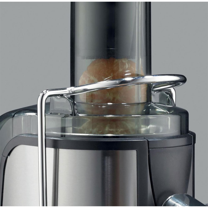 Storcator de fructe si legume Gorenje JC805EII, 800W, Recipient suc 1 l, Recipient pulpa 1.5 l, Tub de alimentare XXL, Negru/Inox [7]