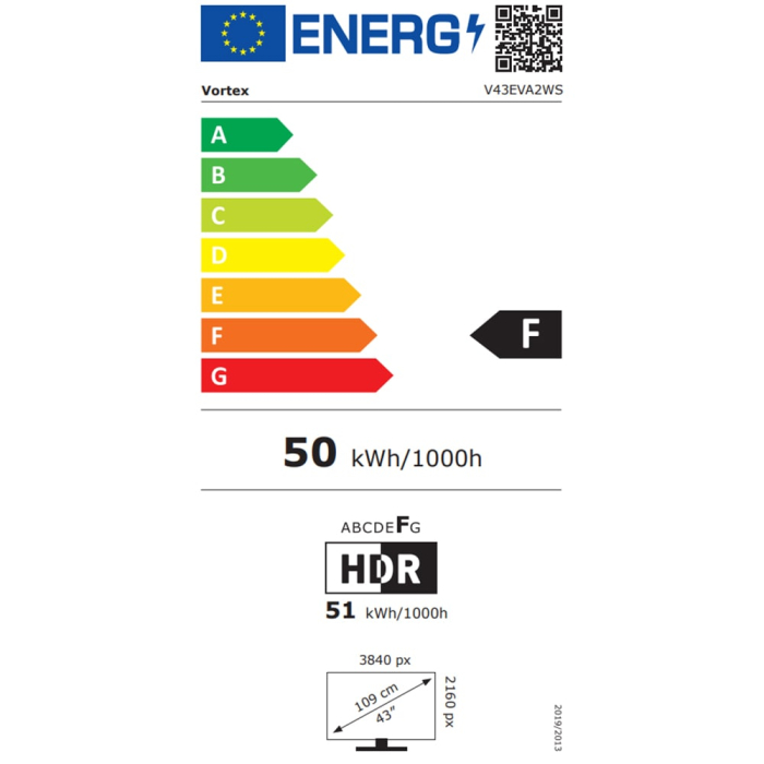 Televizor LED Smart VORTEX V43EVA2FWS, 108 cm, Full HD, webOS, Negru [5]