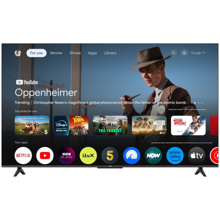 Televizor LED TCL 55V6C, Smart TV, 139 cm, Ultra HD 4K, Google TV, Clasa E [4]