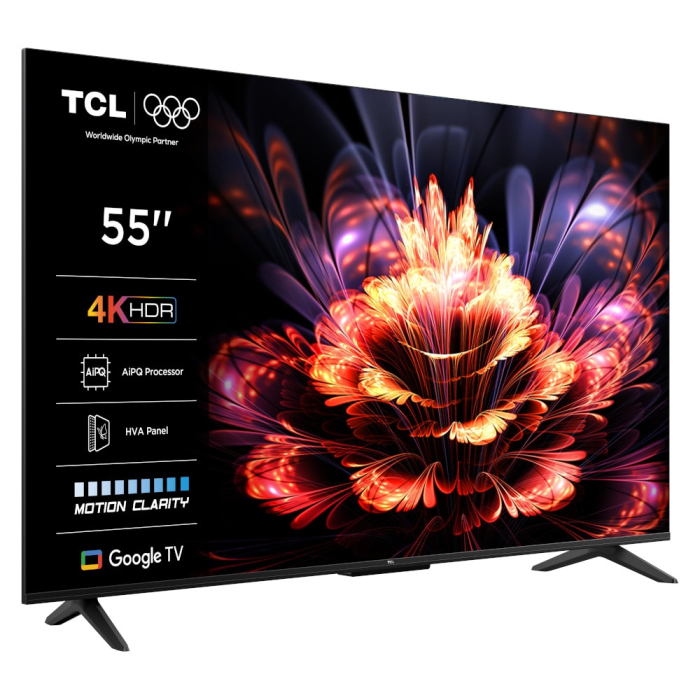 Televizor LED TCL 55V6C, Smart TV, 139 cm, Ultra HD 4K, Google TV, Clasa E [2]