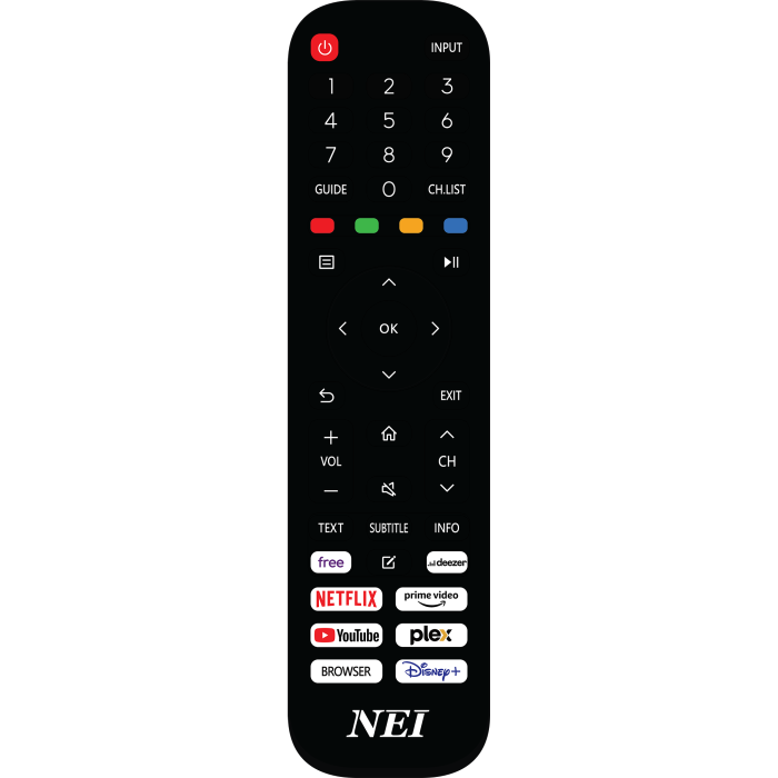 Televizor NEI 40NE5901 Smart LED 40" (100 cm), Full HD, VIDAA OS, Wi-Fi, Dolby Audio, Clasa E, Negru [8]