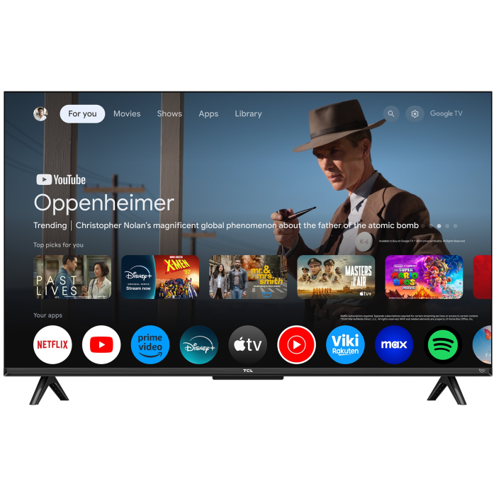 Televizor TCL QLED 43T69C, 108 cm, Smart Google TV, 4K Ultra HD, Clasa G [4]
