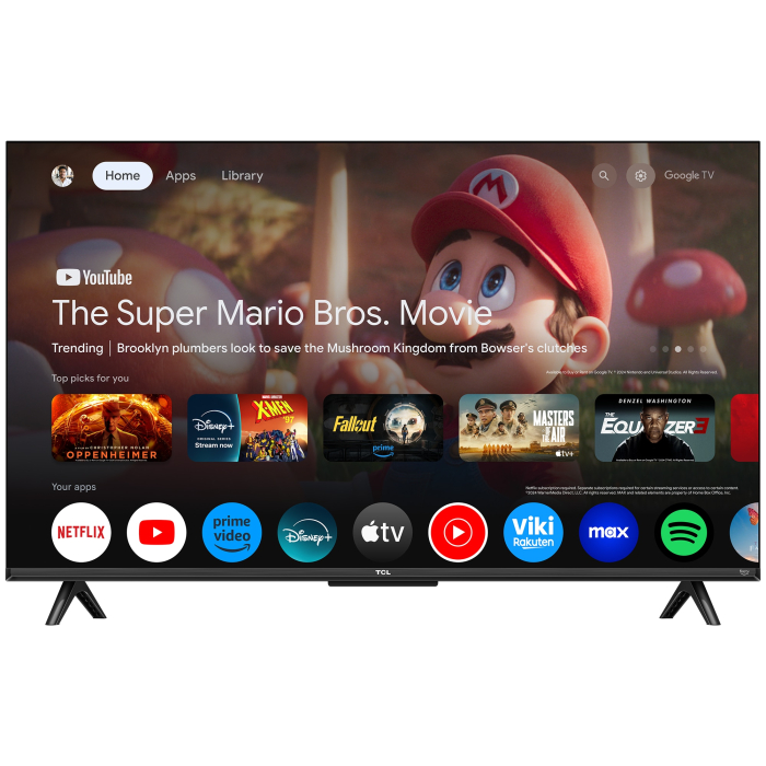 Televizor TCL QLED 43T69C, 108 cm, Smart Google TV, 4K Ultra HD, Clasa G [3]