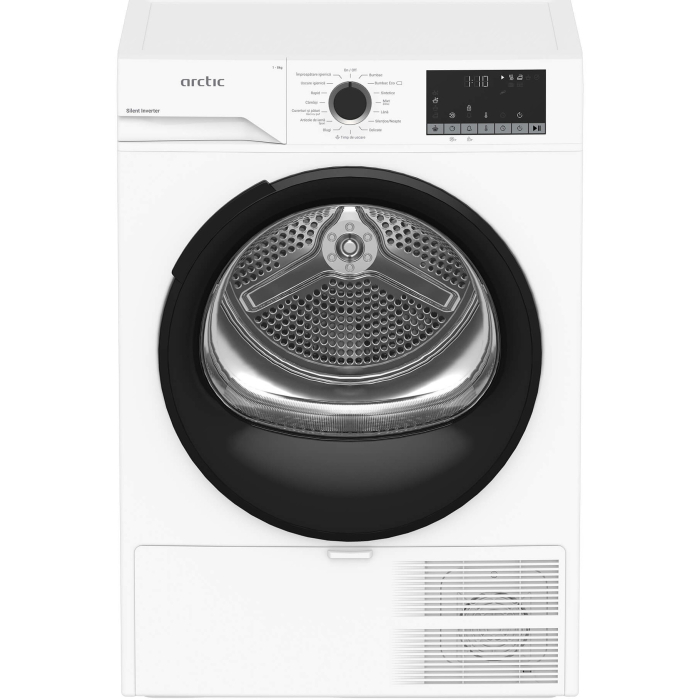Uscator de rufe Arctic A2T28249W, Pompa de caldura, 8 kg, 15 programe, Clasa C, Motor Silent Inverter, Aqua Surf, Alb [8]