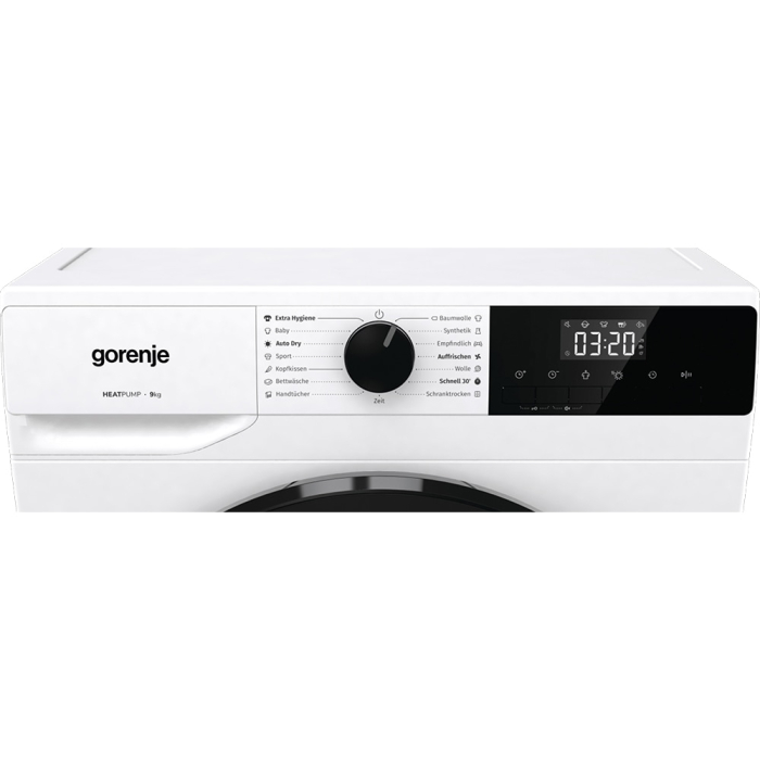 Uscator de rufe Gorenje DHNA92, 9 kg, clasa A++, pompa de caldura, 15 programe, alb [4]