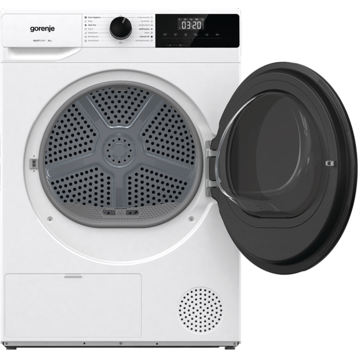 Uscator de rufe Gorenje DHNA92, 9 kg, clasa A++, pompa de caldura, 15 programe, alb [2]