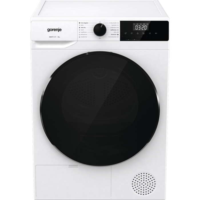 Uscator de rufe Gorenje DHNA92, 9 kg, clasa A++, pompa de caldura, 15 programe, alb [7]